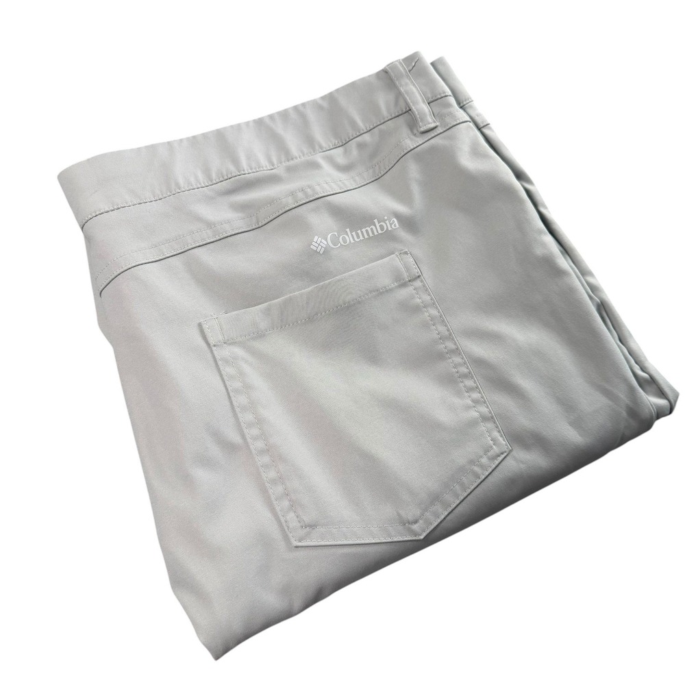 Columbia Golf Pants Mens 38x32 Gray Omni-Wick Lie Angle Performance Travel - Picture 2 of 8